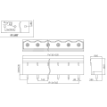 7.62MM pitch plug-in terminal block plug with sealed straight pin male and female connector